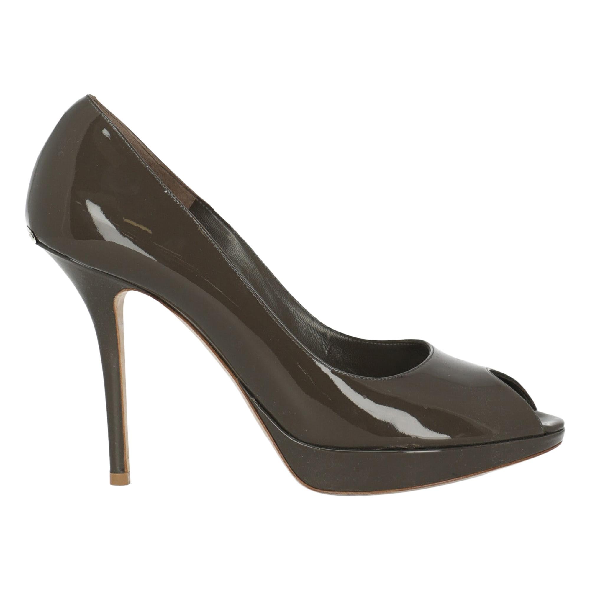 Dior Women  Pumps Brown Leather IT 41