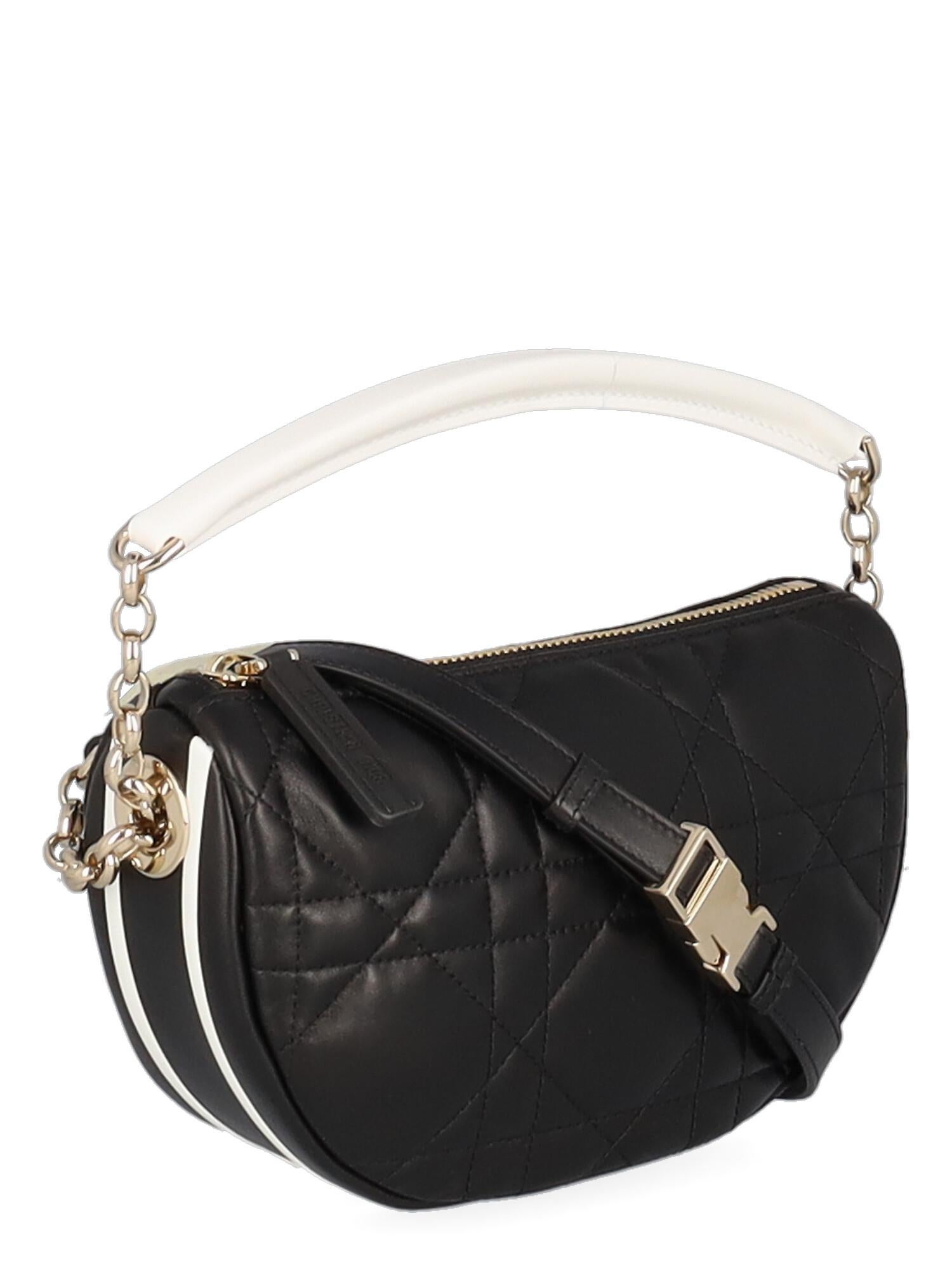 Dior Women Shoulder bags Black Leather  In Excellent Condition For Sale In Milan, IT