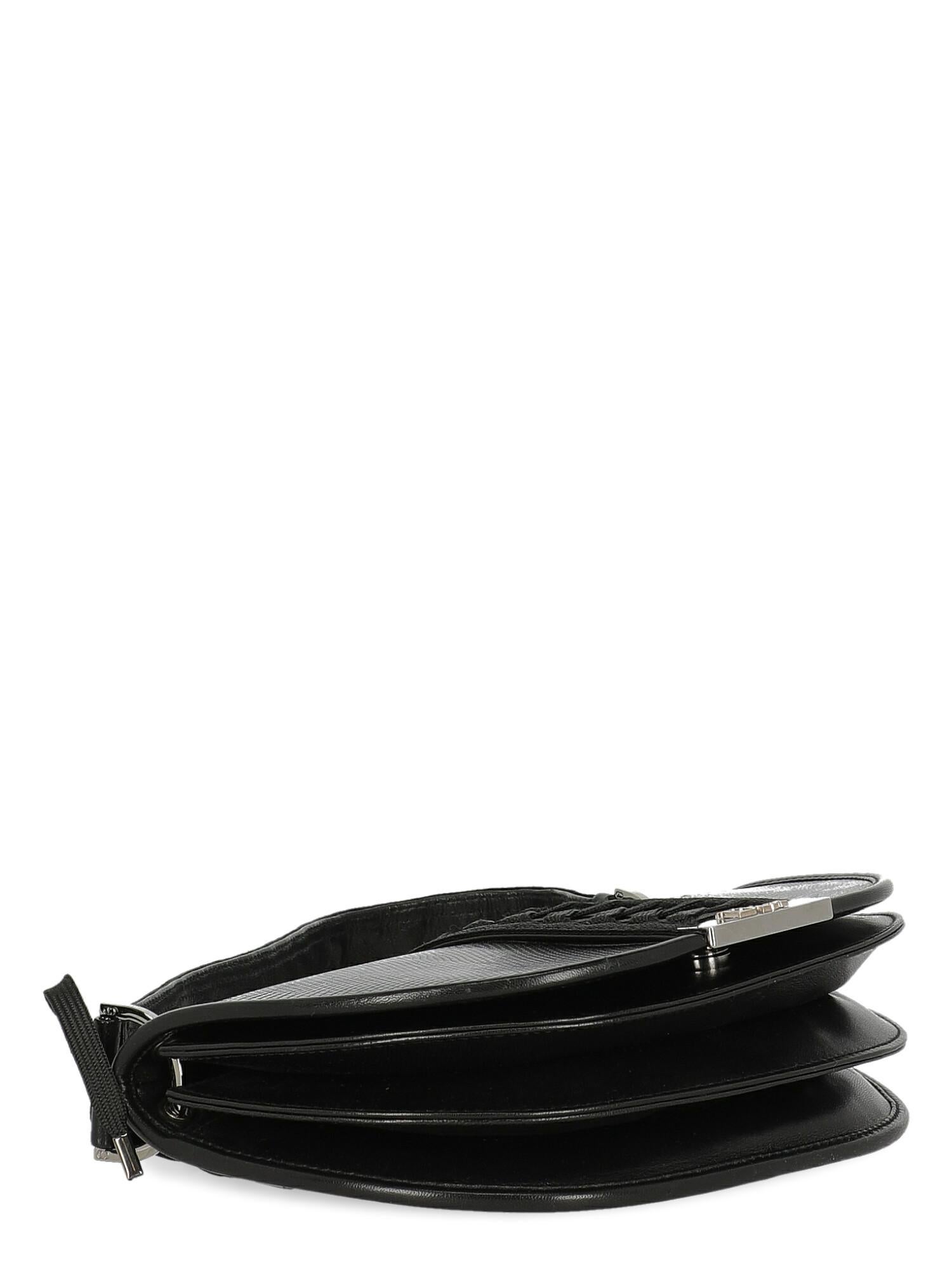 Dior  Women   Shoulder bags  Black Leather  For Sale 1