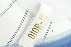 Dior Women's 40 White Blue Dior ID C22 Sneaker 75d719s