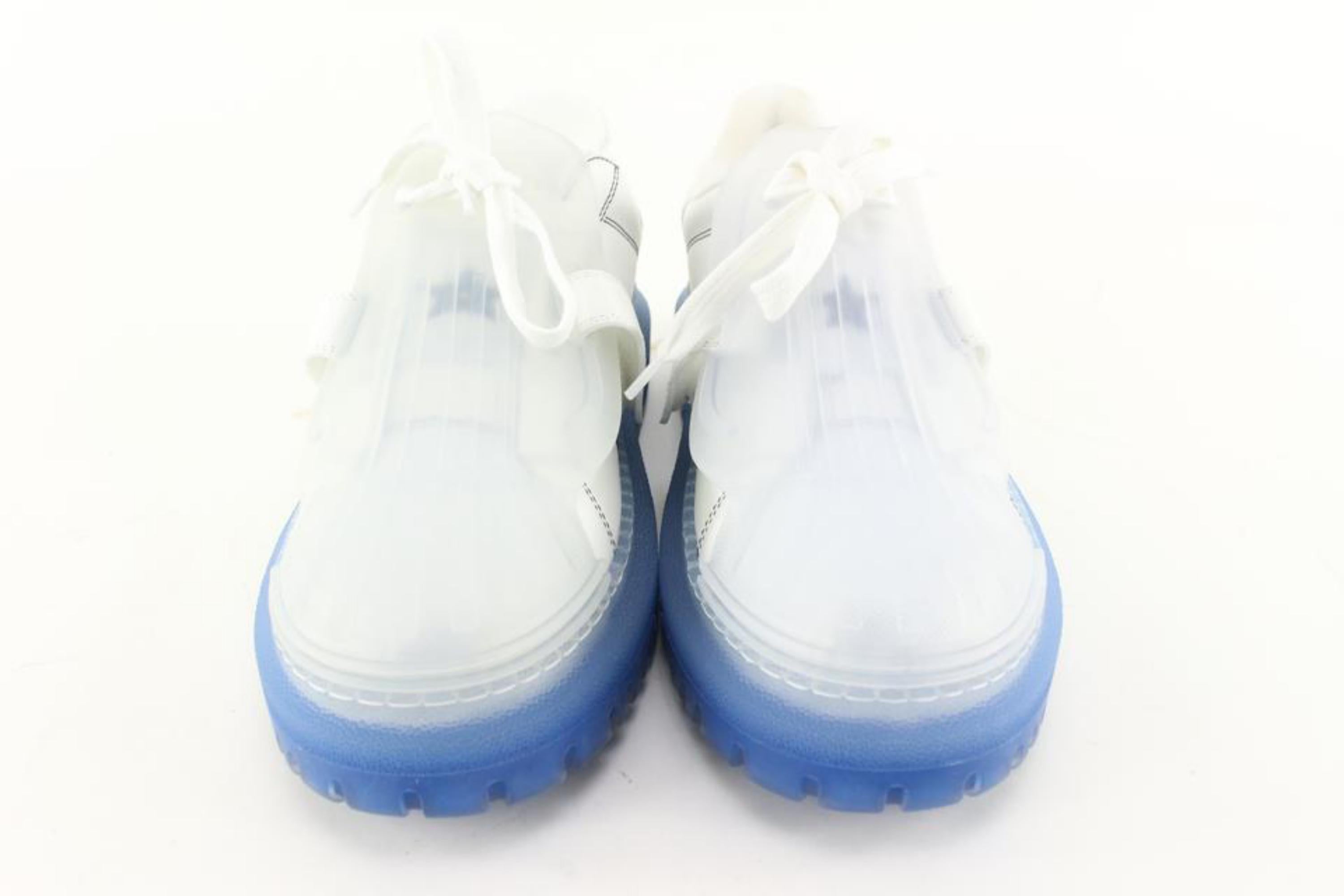 Dior Women's 40 White Blue Dior ID C22 Sneaker 75d719s For Sale 1
