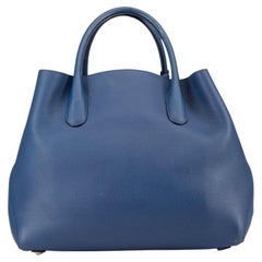 Dior Women's Blue Leather Large Open Bar Tote