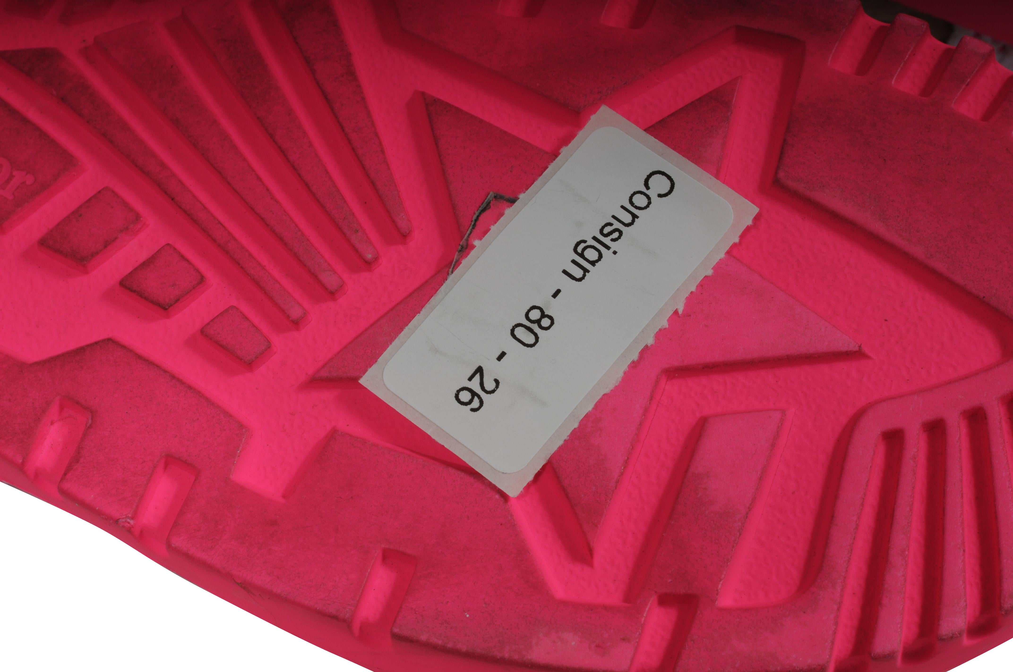 Dior Womens Dior Act Sandalias Tamaño US 9.5 EU 39.5 Alpargata Rosa Punto Técnico en venta 8