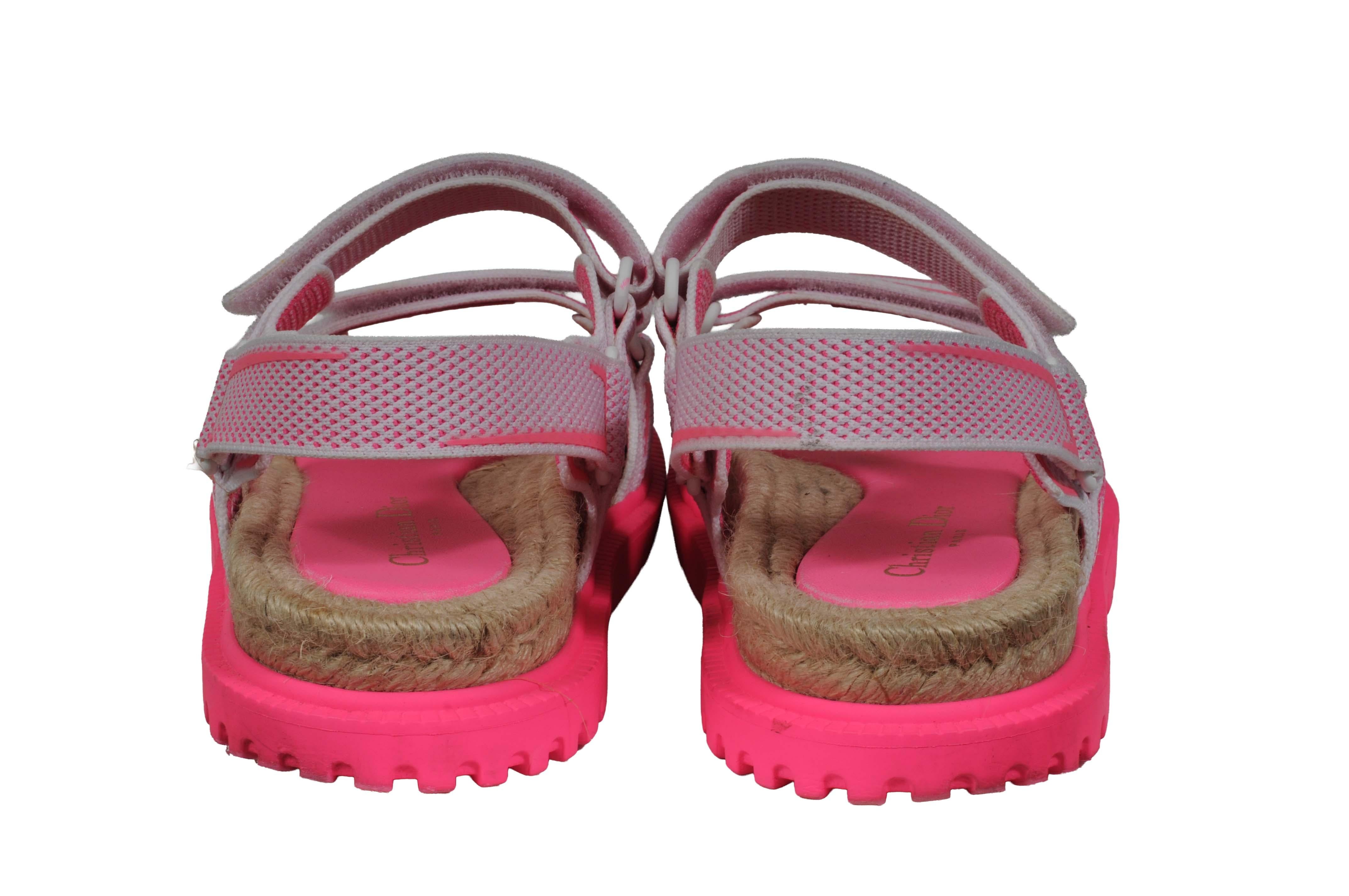 De las mujeres Dior Womens Dior Act Sandalias Tamaño US 9.5 EU 39.5 Alpargata Rosa Punto Técnico en venta
