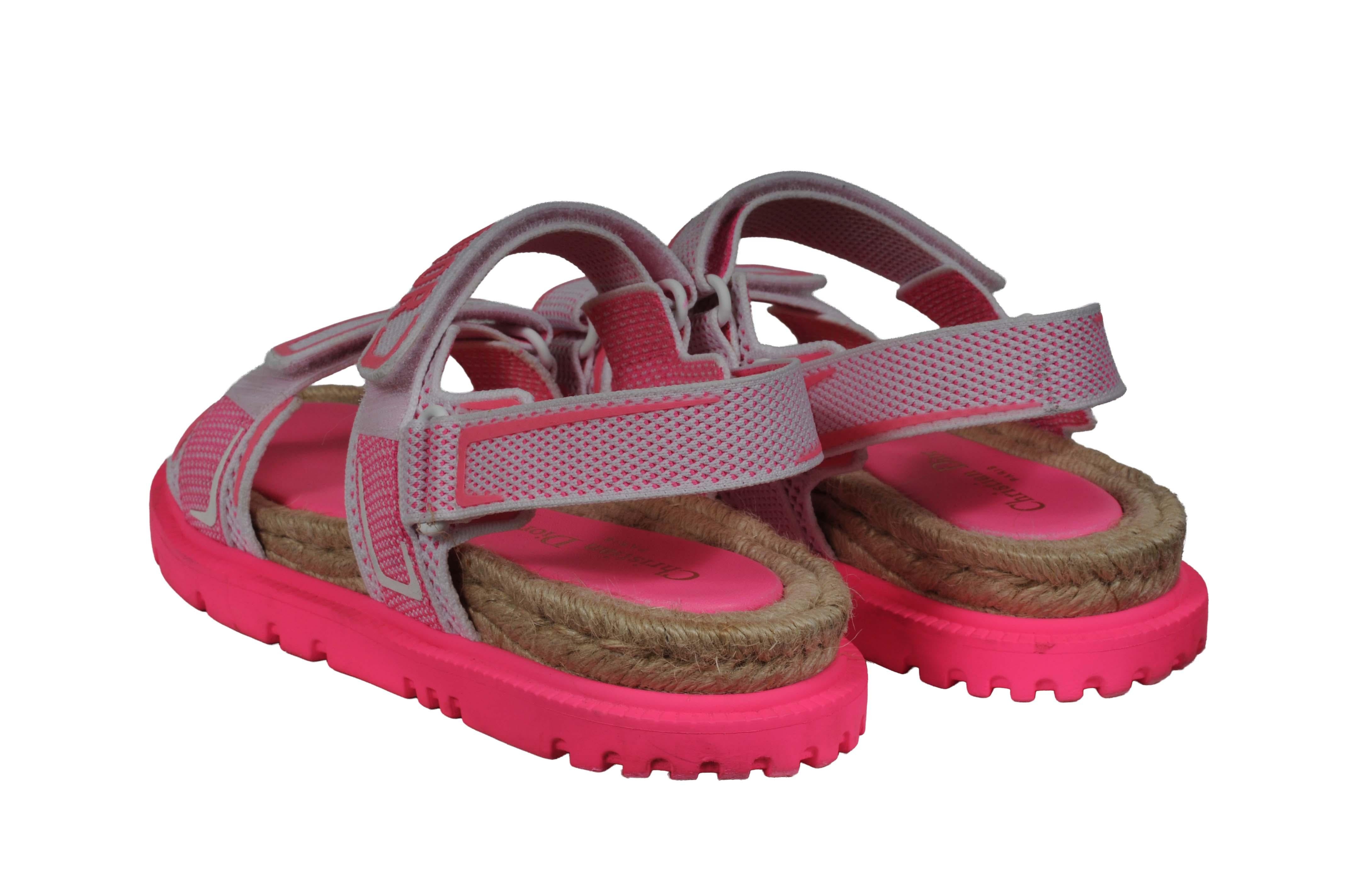 Dior Womens Dior Act Sandalias Tamaño US 9.5 EU 39.5 Alpargata Rosa Punto Técnico en venta 1