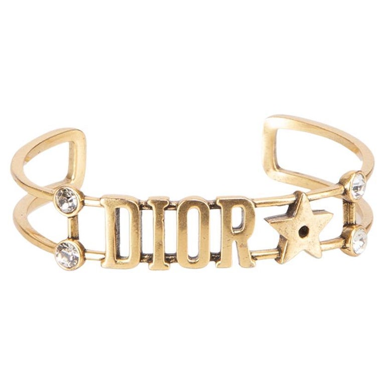 Dior - Bracelet étoile avec logo en or pour femme sur 1stDibs | bracelet  dior etoile