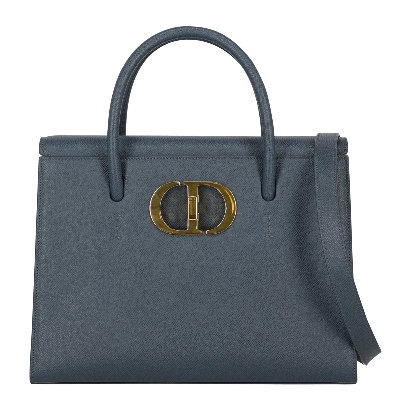 Dior Women's Handbag Navy St. Honorè Leather