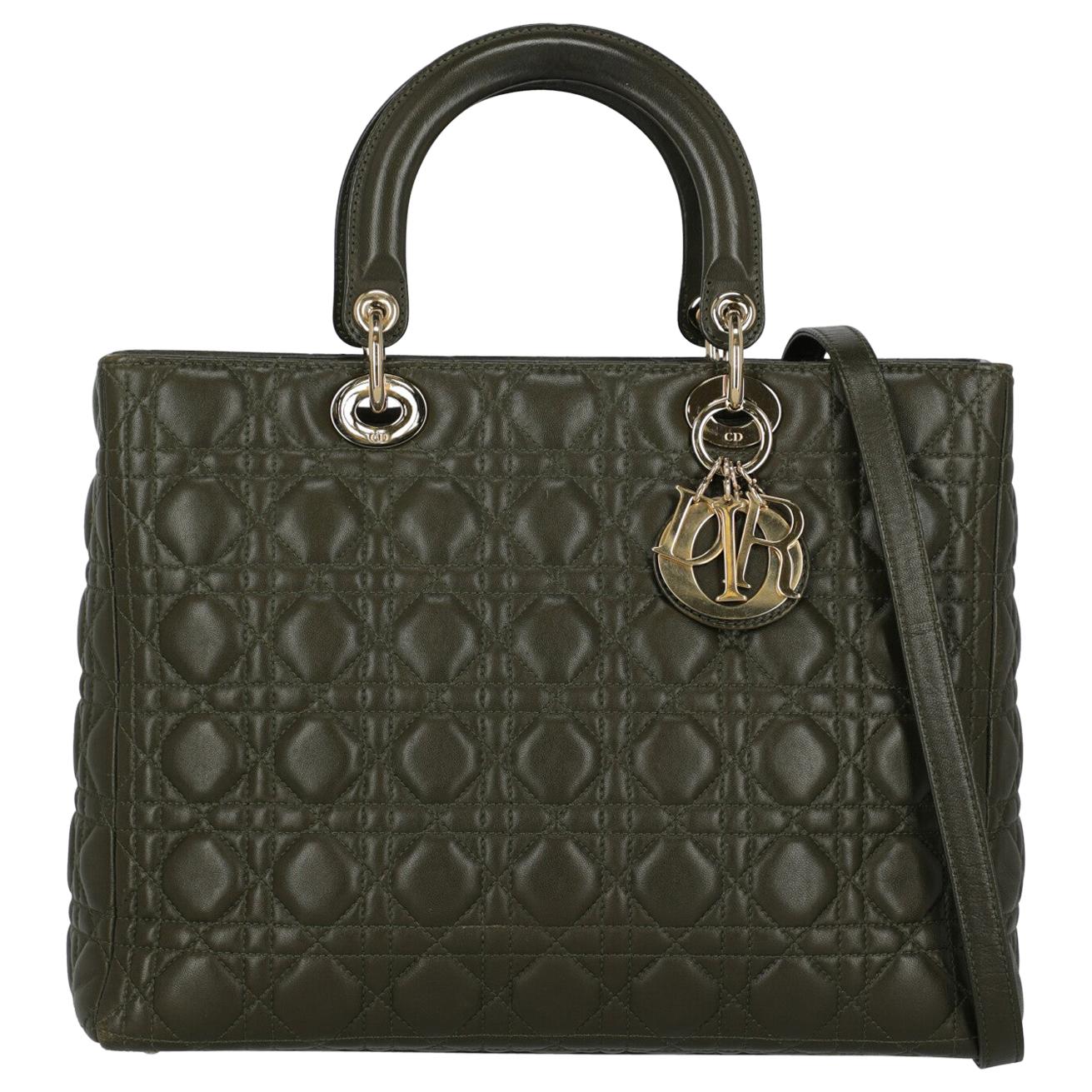 lady dior green bag