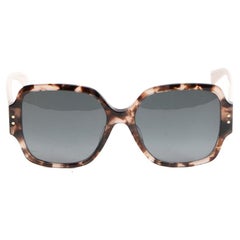 Used Dior Women's Lady Dior Studs 5F Square Frame Sunglasses