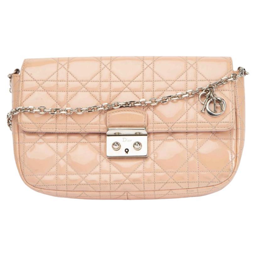 Dior Women's Pink Patent Cannage Miss Dior Promenade Crossbody