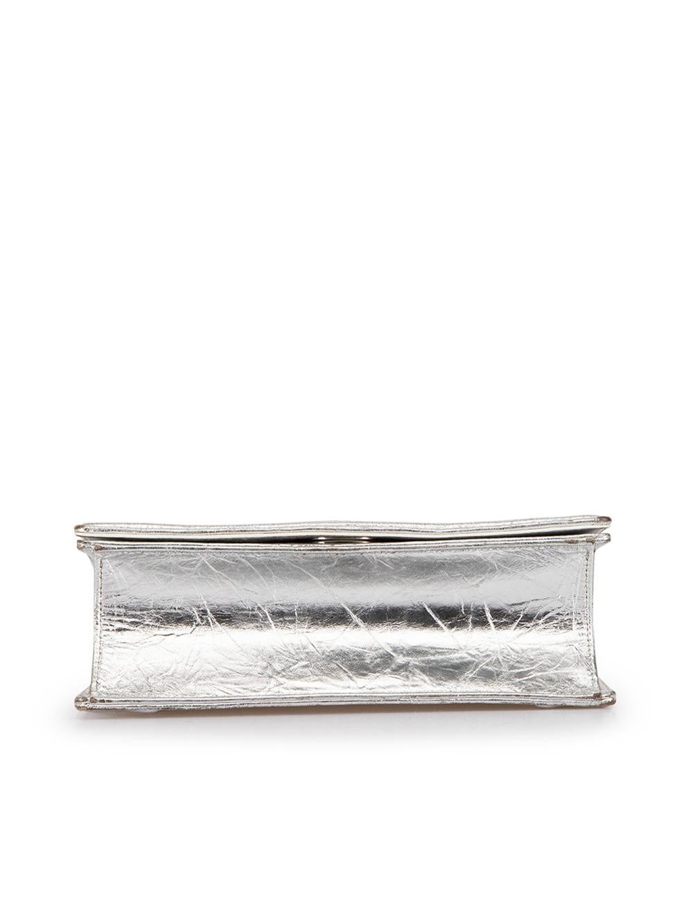 Dior Women's S/S 2016 Silver Leather Diorama Small Crossbody Bag 1
