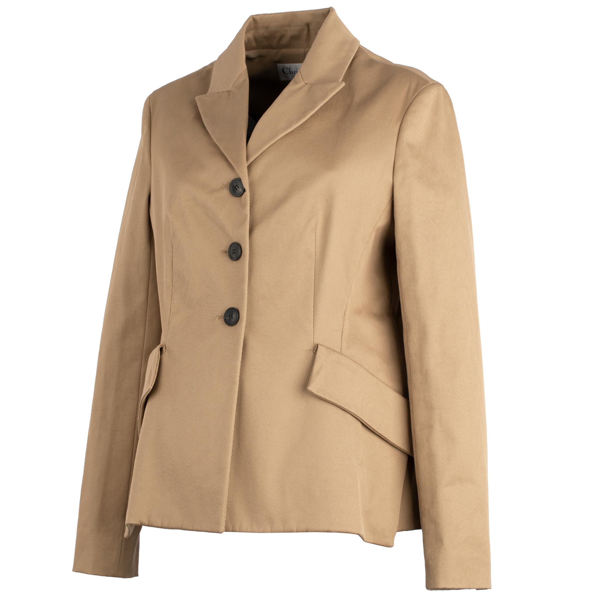 Dior Womens Tan Bar Jacket 38 FR In New Condition For Sale In DOUBLE BAY, NSW