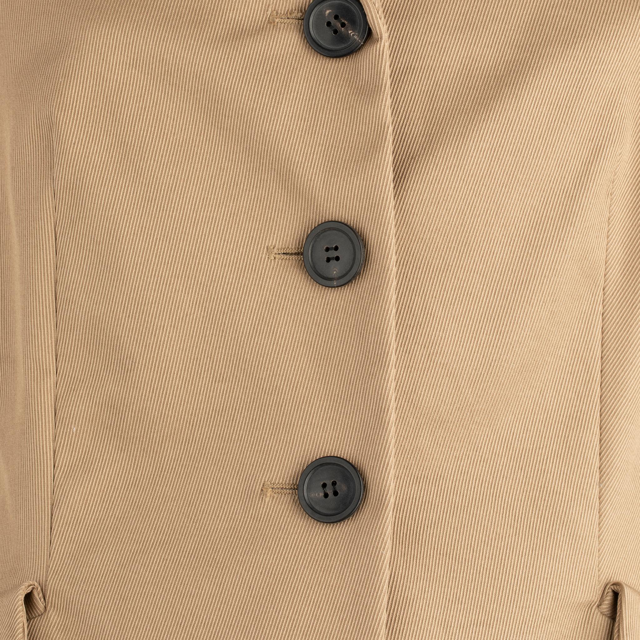 Dior Womens Tan Bar Jacket 38 FR For Sale 4