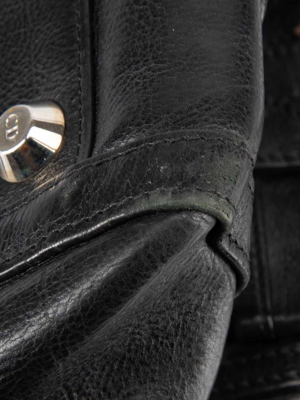 Dior Women's Vintage Black Leather Dior Flight Shoulder Bag 1