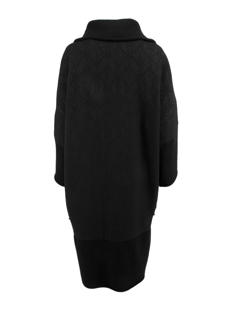 Dior Women's Vintage Black Wool and Cashmere Coat For Sale at 1stDibs