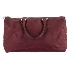 Dior Women's Vintage Burgundy Trotter Duffle Bag
