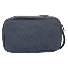 Dior Women's Vintage Navy Leather Bag Organiser Pouch