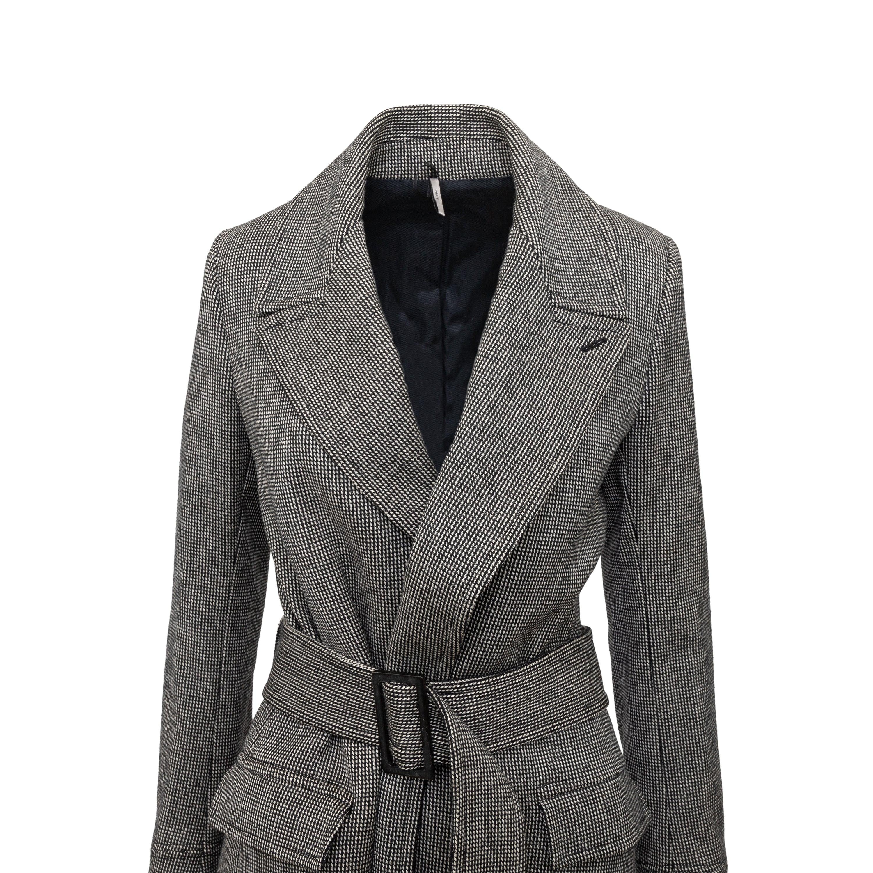 Gray Dior Wool Overcoat - '00s For Sale