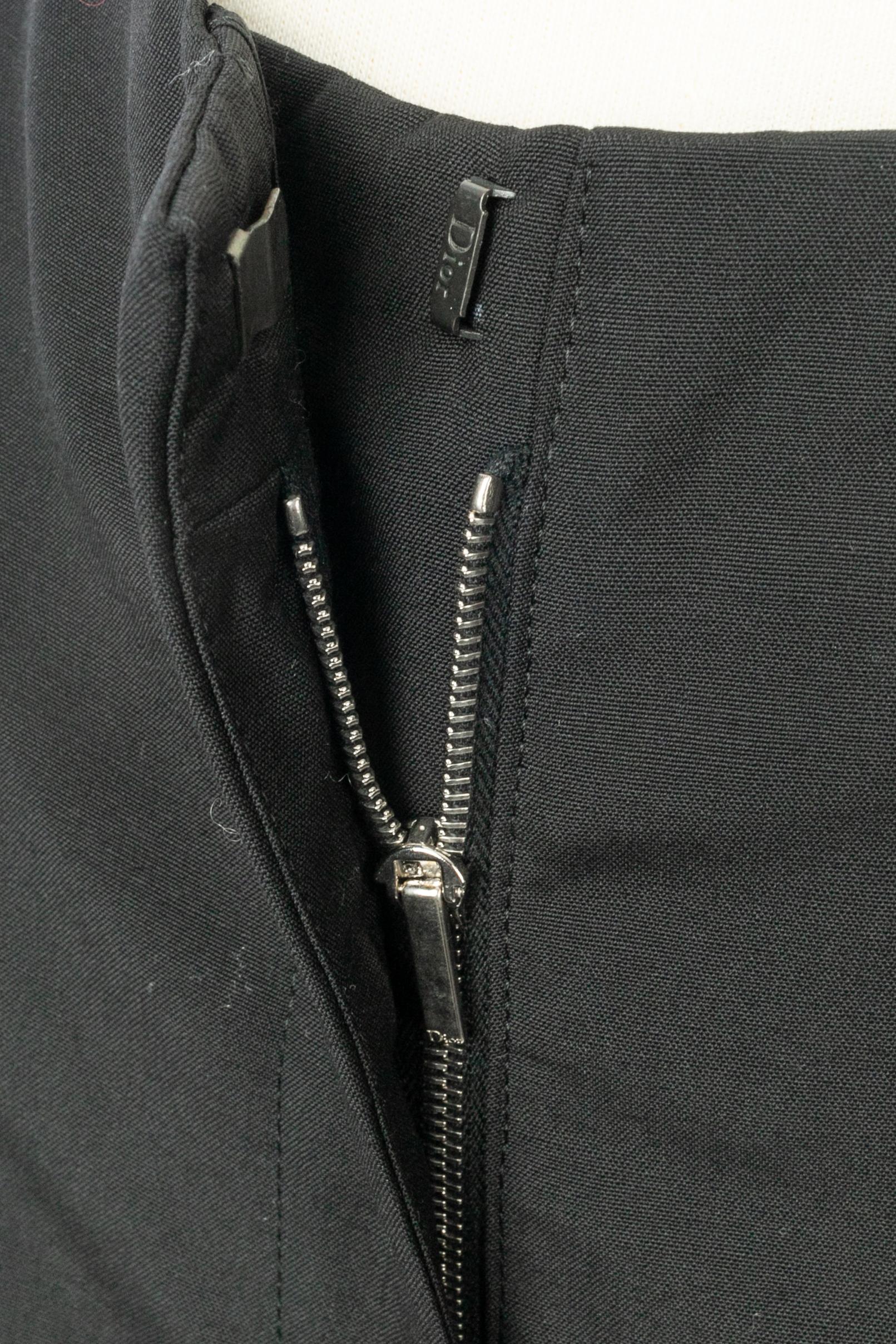 Dior Wollhose (Schwarz) im Angebot