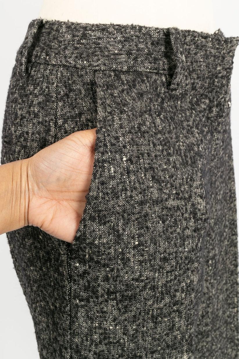 Pantalon en laine Dior, taille 38FR en vente 2