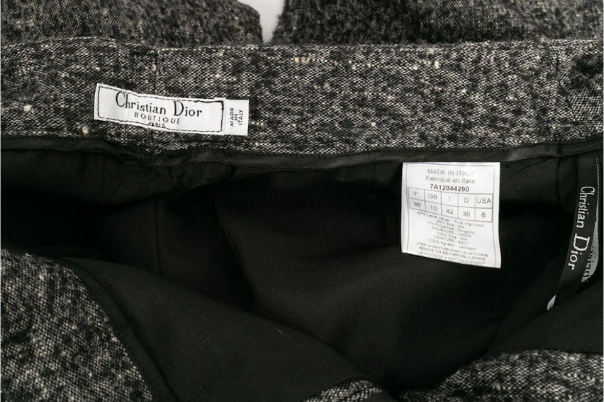 Dior Hose aus Wolle, Größe 38FR im Angebot 3