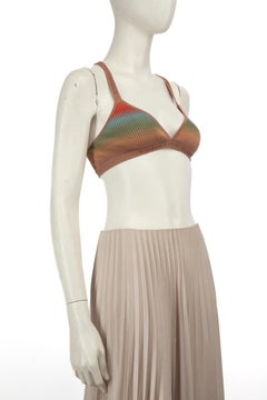 Dior Wool Striped J‚'adior Bralette Top Size M
