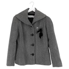 Dior x John Galliano Fall 2005 Dice Pin Trimmed Bar Jacket