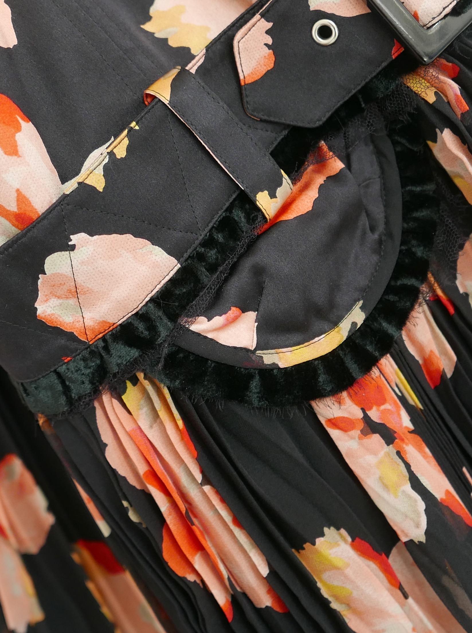 Robe de bal à fleurs Dior x John Galliano, automne 2005 en vente 3