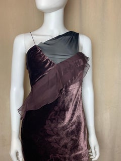 Dior x John Galliano FW 2006 Purple Velvet Gown