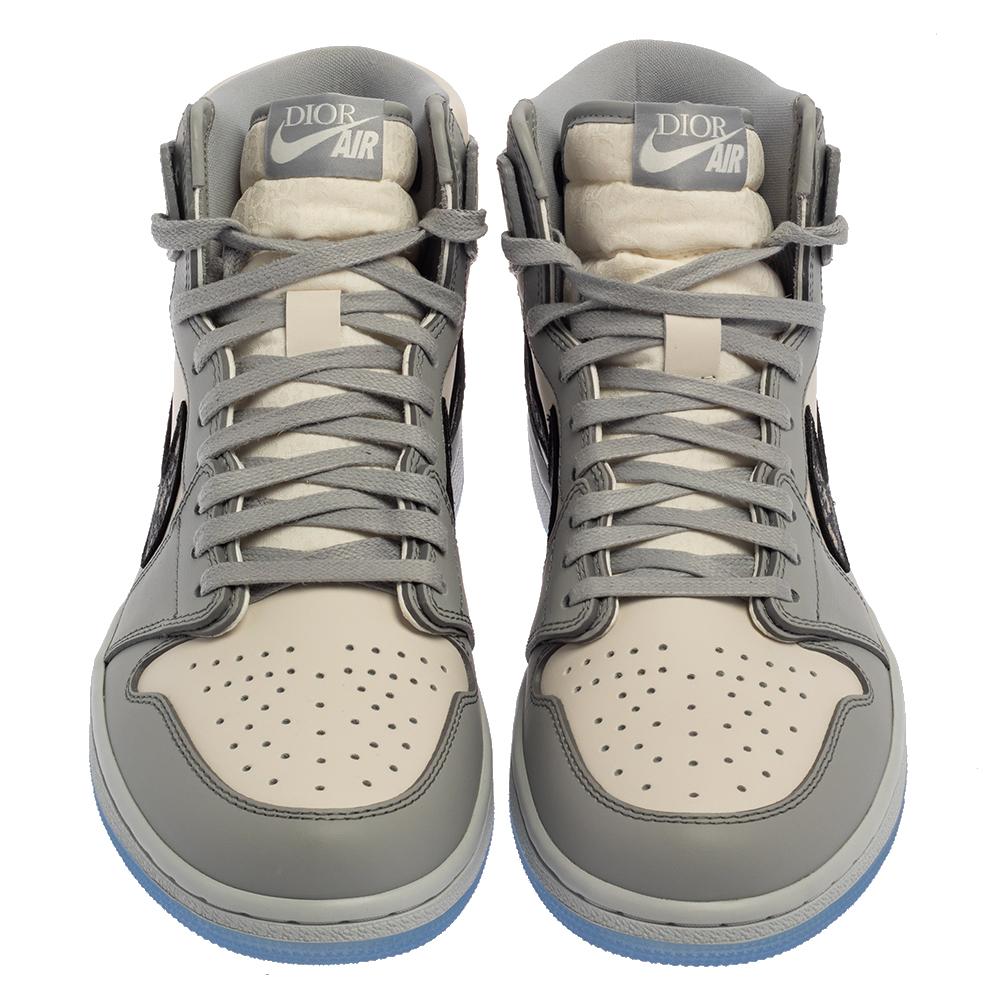dior jordans grey