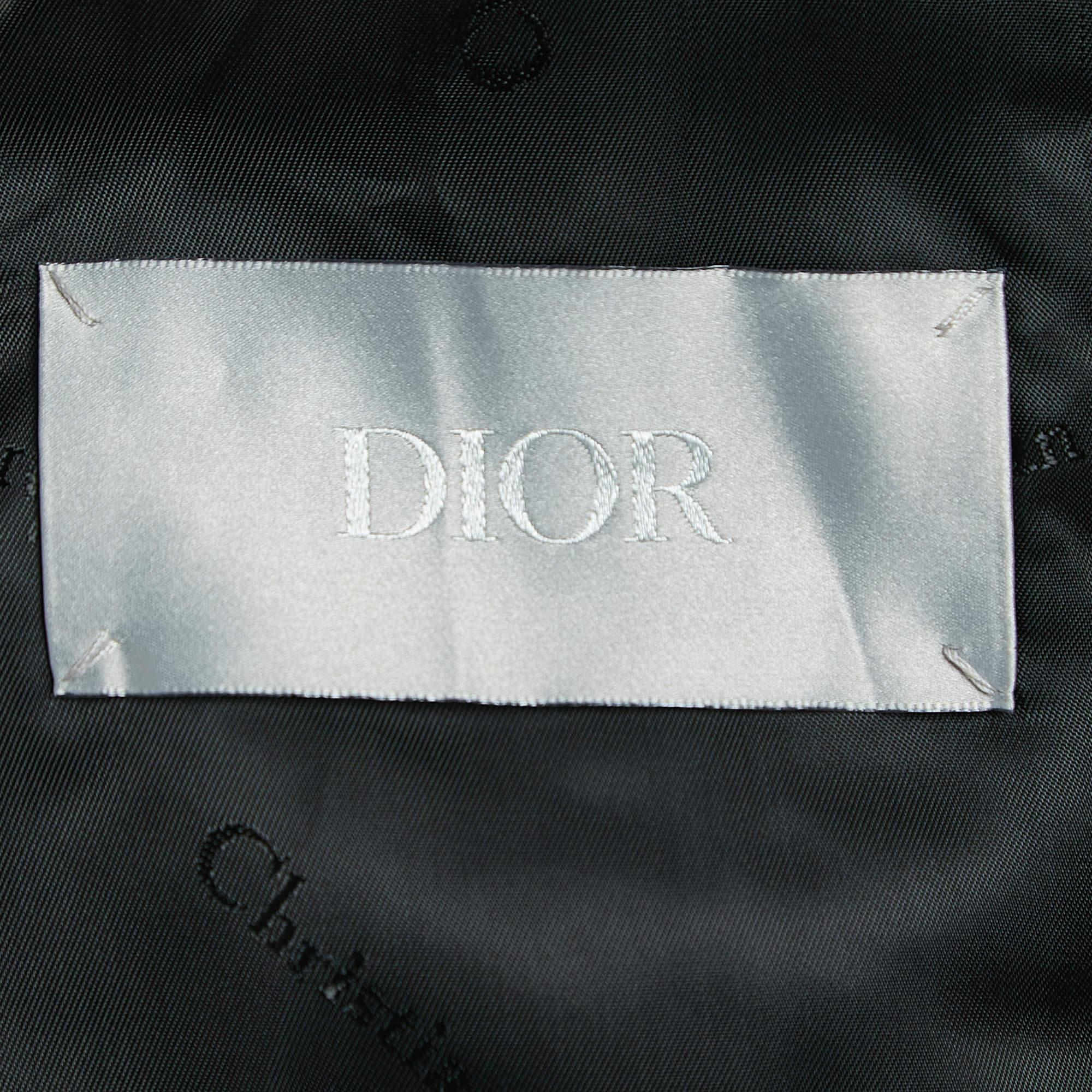 Dior X Kaws Black Bee Embroidered Denim Jacket L 1