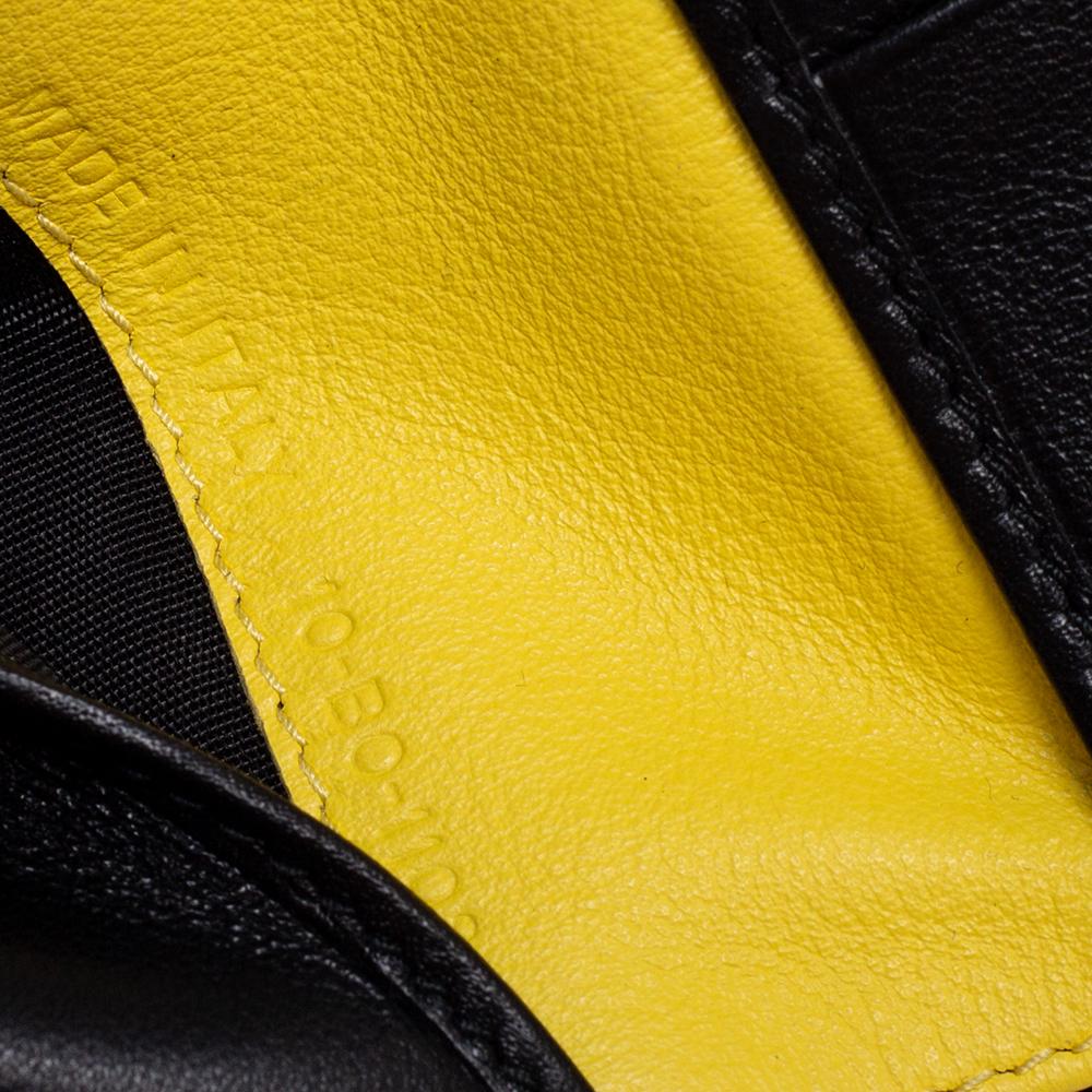 Dior x Kaws Black Leather Bee Bifold Wallet 3