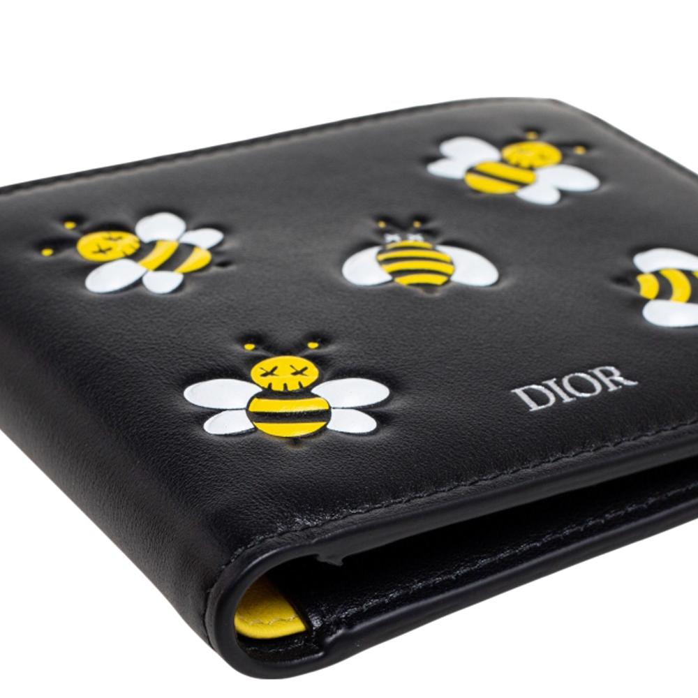 Dior X Kaws Zipped Card And Coin Holder Yellow Bees Black In Calfskin With Silver-tone US | islamiyyat.com Dior X Kaws Zipped Card And Coin Holder Yellow Bees Black In Calfskin With Silver-Tone Us | Islamiyyat.Com