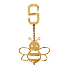 Dior Vintage Gold Plated Key Chain For Sale at 1stDibs