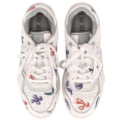 Dior x Kenny Scharf B27 Ltd Edition 'Dior Oblique Galaxy' Leather Sneakers