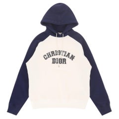 Dior x Kenny Scharf Logo Embroidered Varsity Hoodie