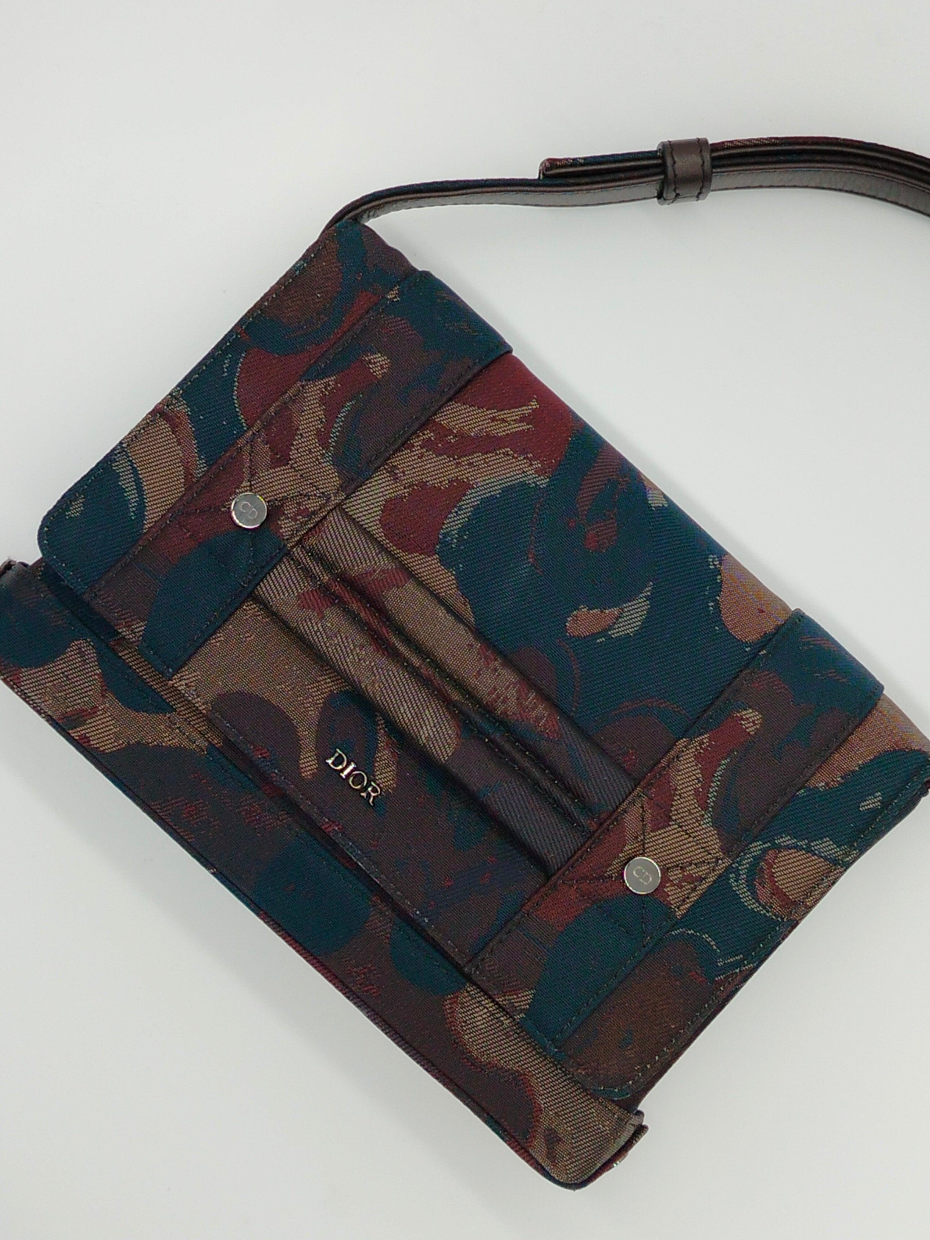 Dior X Peter Doig Brown Shoulder Bag - '10s For Sale 4