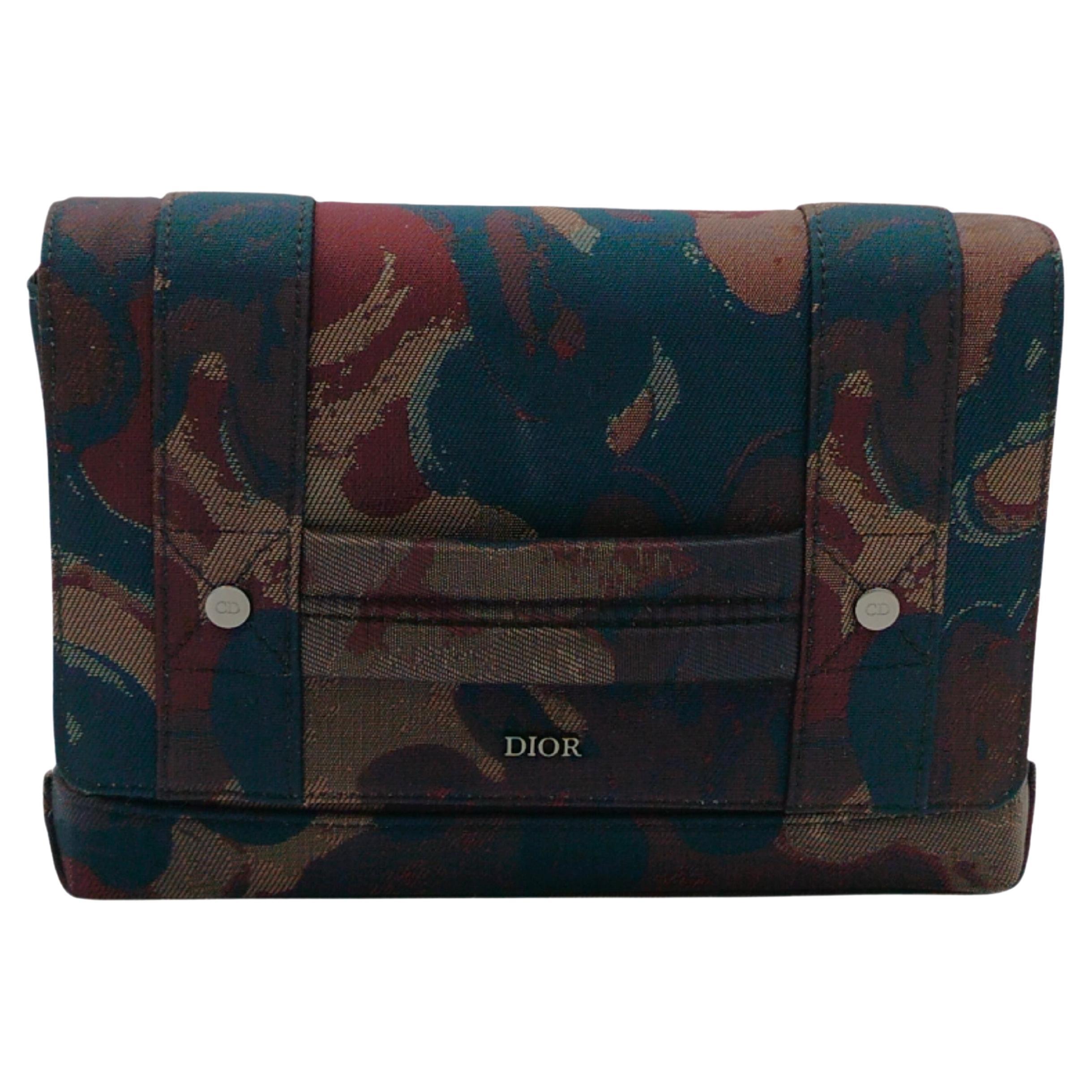 Dior X Peter Doig Brown Shoulder Bag - '10s