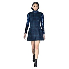 Dior x Raf Simons Dior Pre-Fall 2015 Plaid Wool Dress Ad Campaign & Runway
