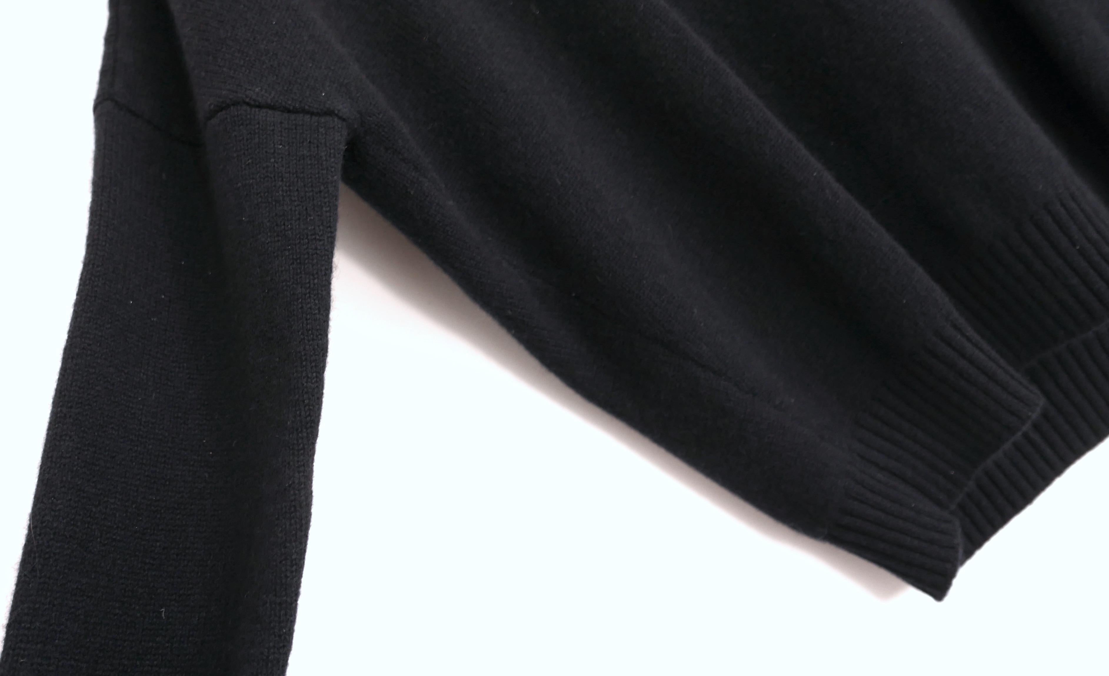 Noir Pull en cachemire perlé Dior x Raf Simons pré-automne 14 en vente