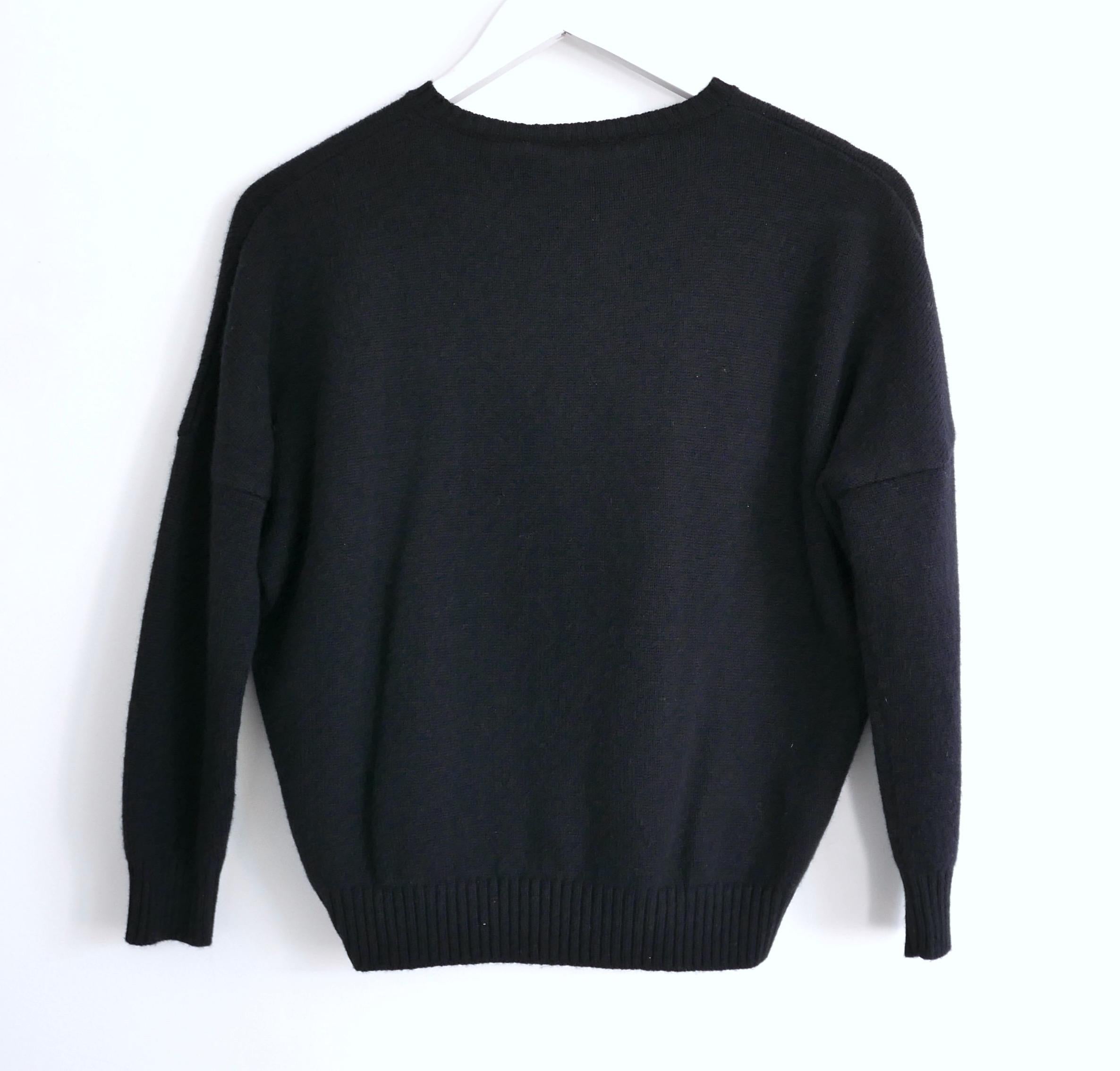 Women's Dior x Raf Simons Pre-Fall '14 Lily Beaded Cashmere Jumper For Sale