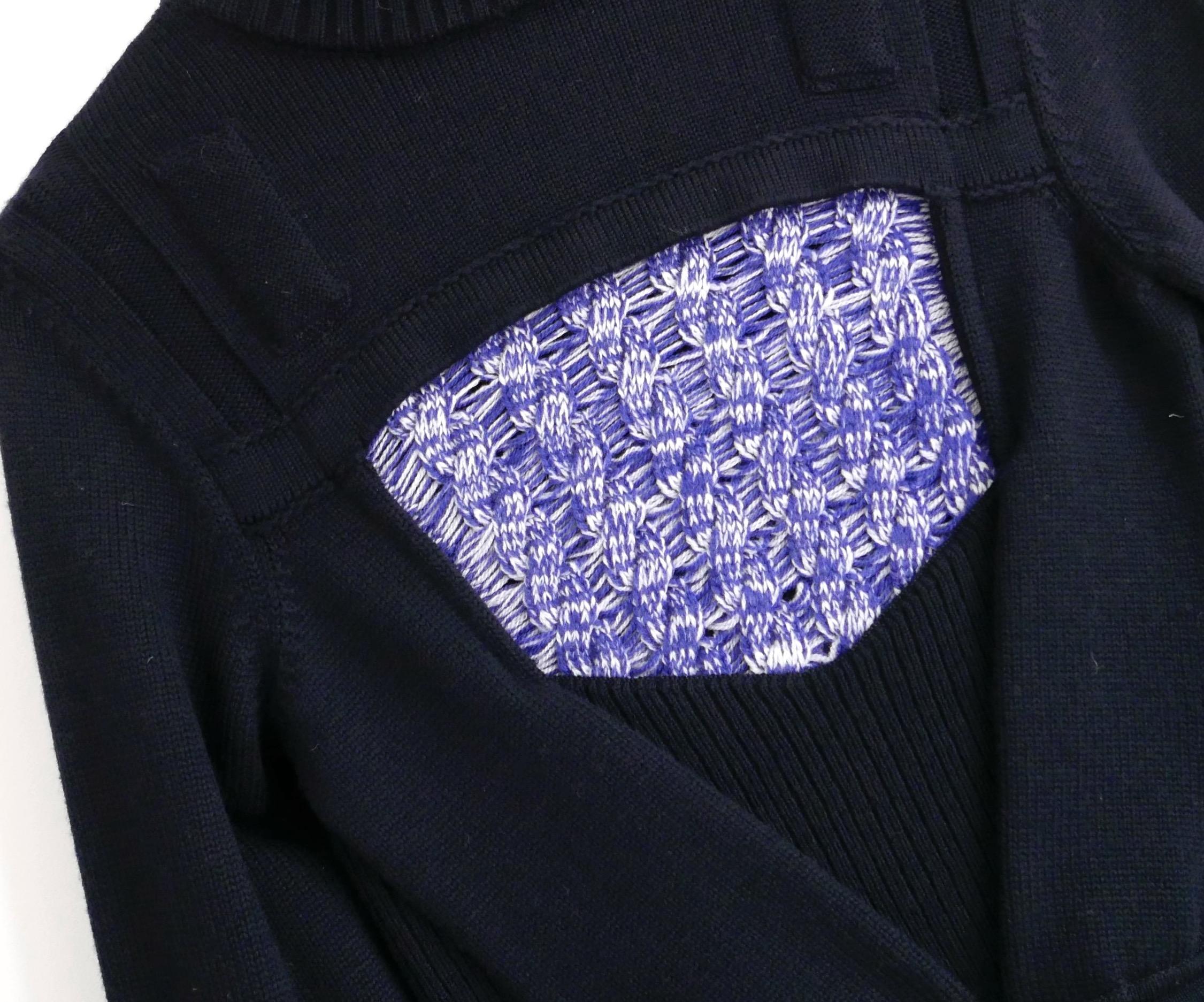 Dior x Raf Simons Pre-Fall 15 Sequin Knit Peplum Top For Sale 1