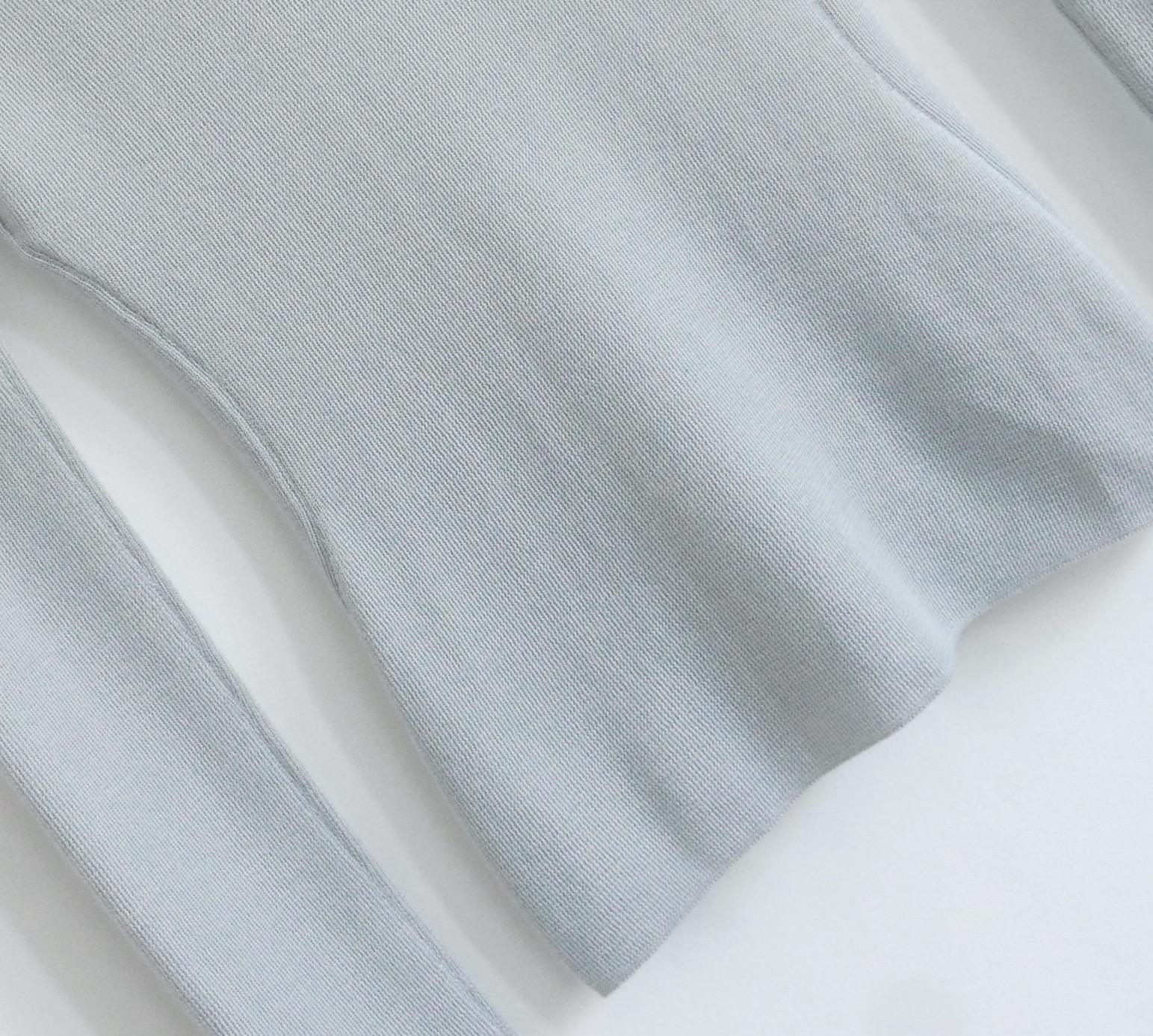 Dior x Raf Simons Pre-Fall 2014 Duck Egg Blue Cashmere/Silk High Neck Sweater  In New Condition For Sale In London, GB