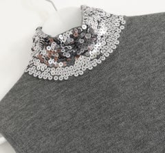 Dior x Raf Simons Pre-Fall 2015 Sequin High Neck Sleeveless Sweater