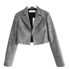 Dior x Raf Simons Resort 2015 Chaqueta blazer texturizada gris