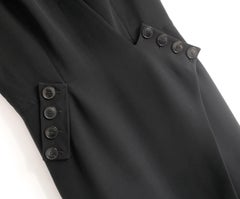 Dior x Raf Simons’ Spring 2015 Black Button Hip Midi Dress NWT