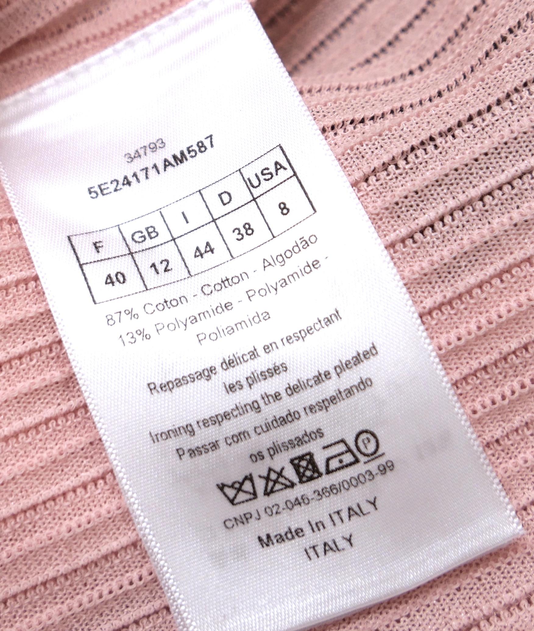 Dior x Raf Simons Spring 2015 Pink Cropped Cardigan For Sale 1