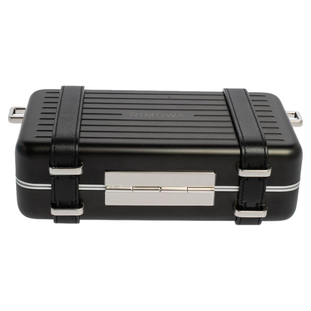 Dior x Rimowa Schwarz Aluminium Personal Clutch 6