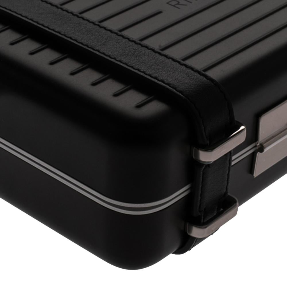 Dior x Rimowa Schwarz Aluminium Personal Clutch 7