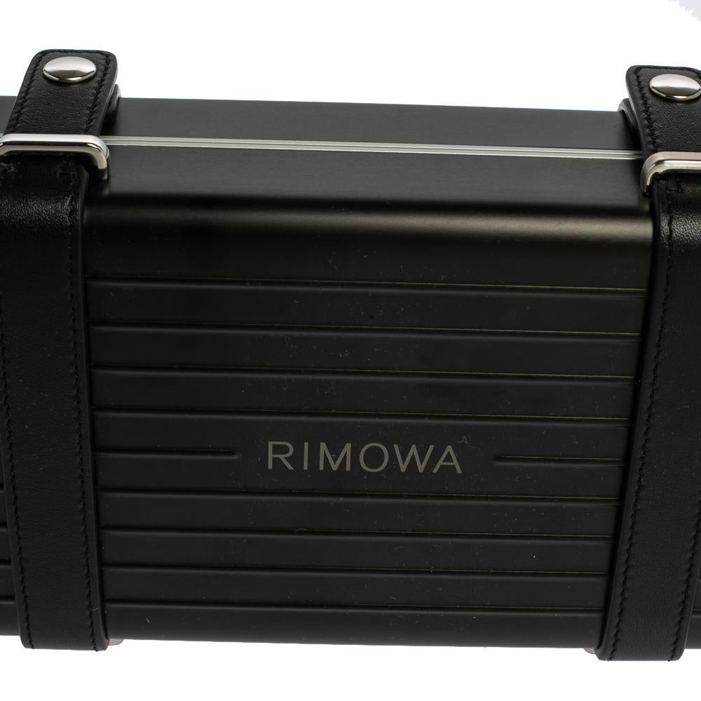 Dior x Rimowa Schwarz Aluminium Personal Clutch 8
